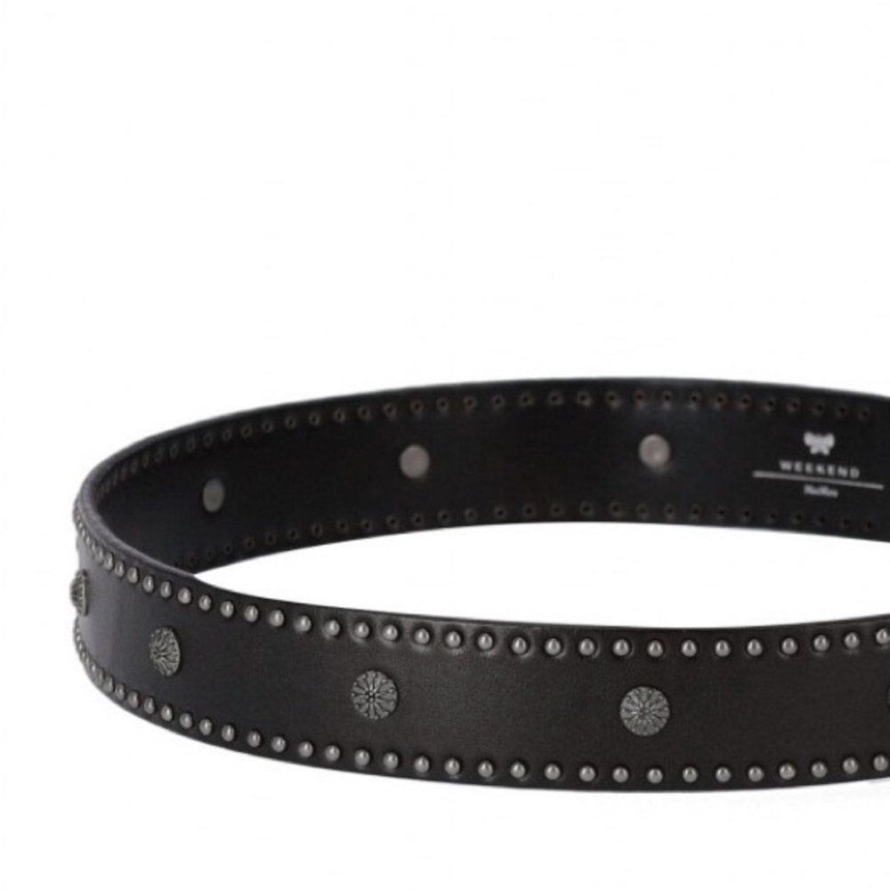 SOLD OUT! NWT Weekend Max Mara Genuine Leather Belt with Studs Size: Various - Picture 2 of 16